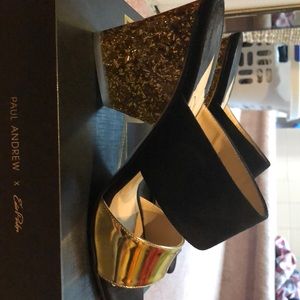 Paul Andrew x Edie Parker slide heels